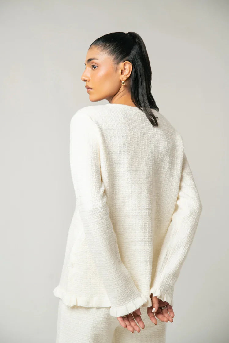 Picture of V-Neck Knit Sweater - Available at Raja Sahib