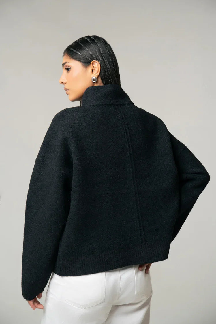 Picture of Botton Up Jacket Sweater - Available at Raja Sahib