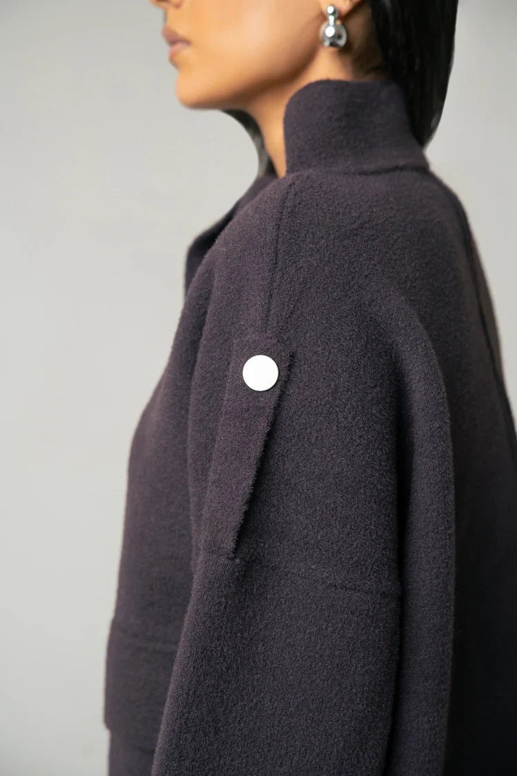 Picture of Botton Up Jacket Sweater - Available at Raja Sahib