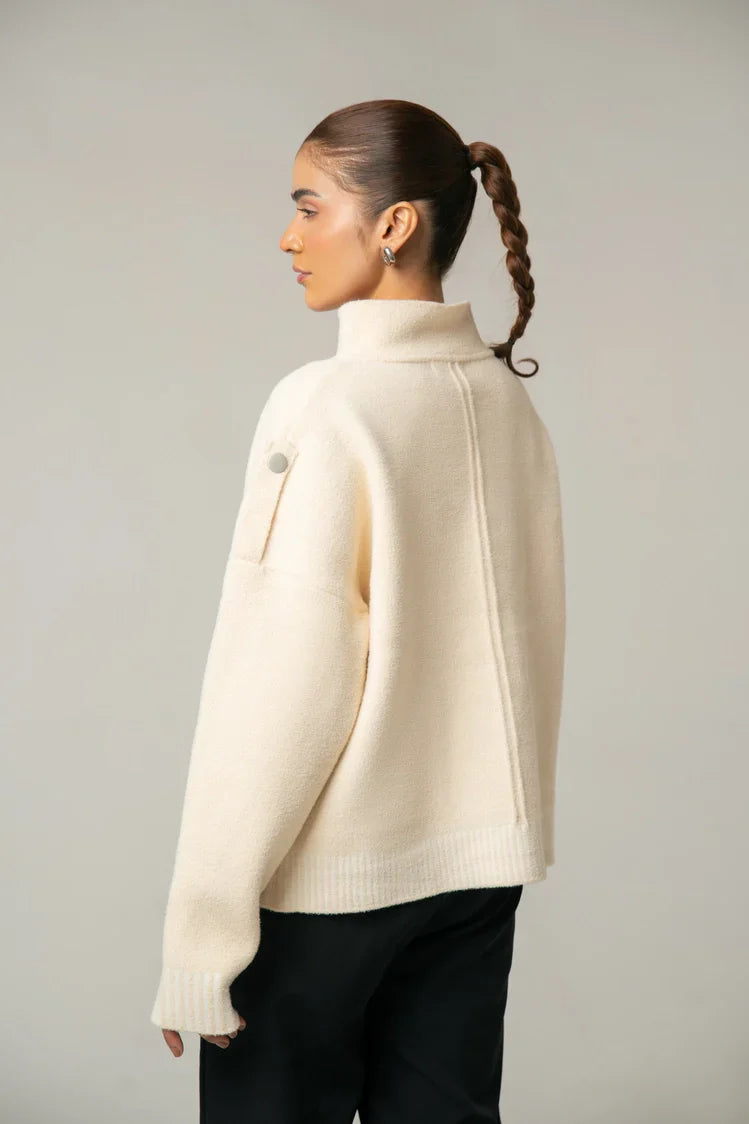 Picture of Botton Up Jacket Sweater - Available at Raja Sahib