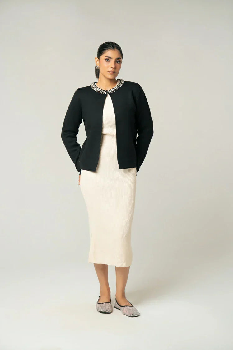 Picture of Ellena - Regular Fit Knit Sweater - Available at Raja Sahib