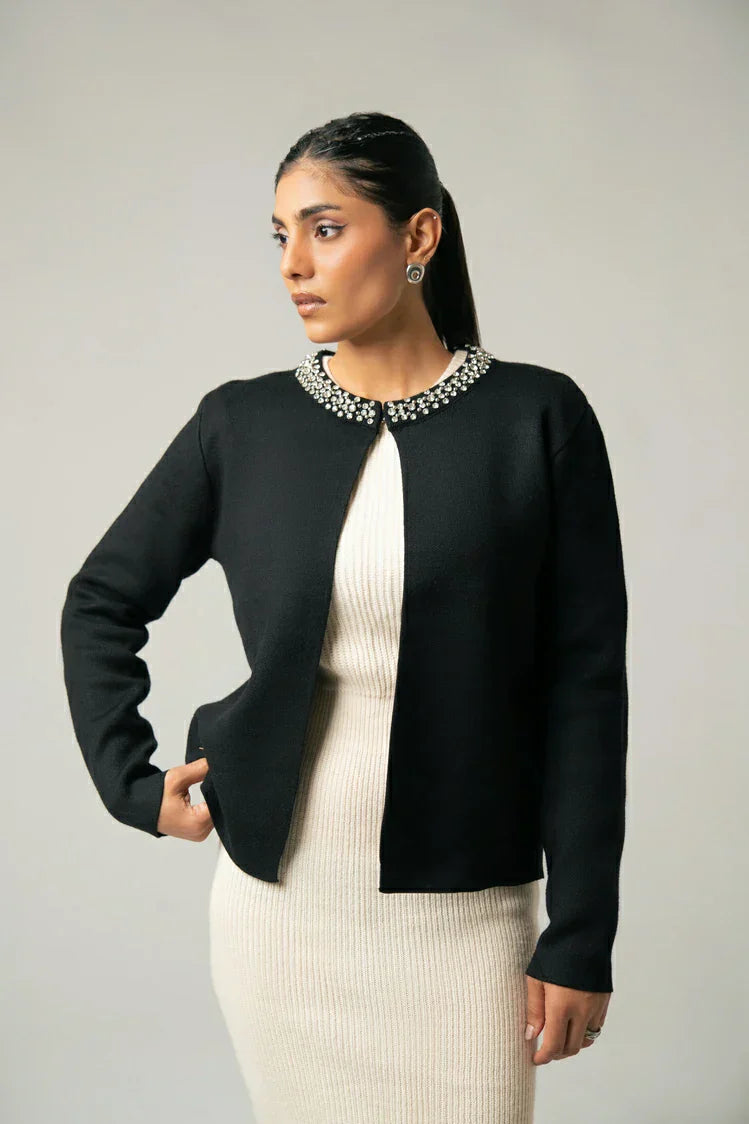Picture of Ellena - Regular Fit Knit Sweater - Available at Raja Sahib