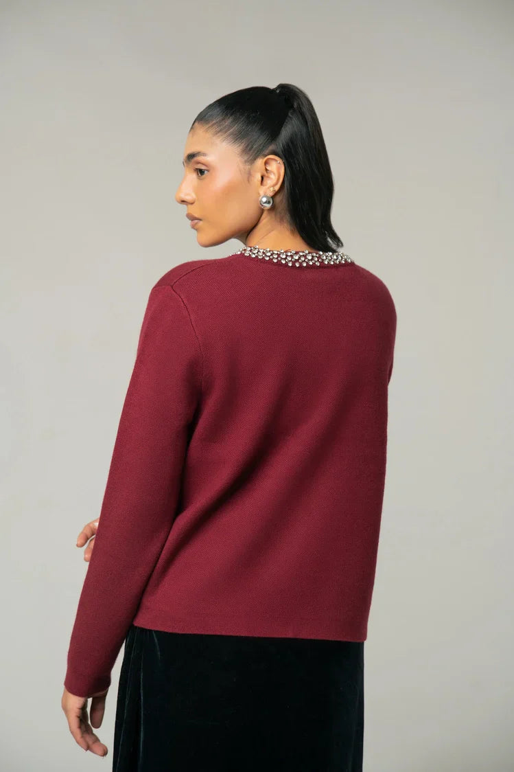 Picture of Regular Fit Knit Sweater - Available at Raja Sahib