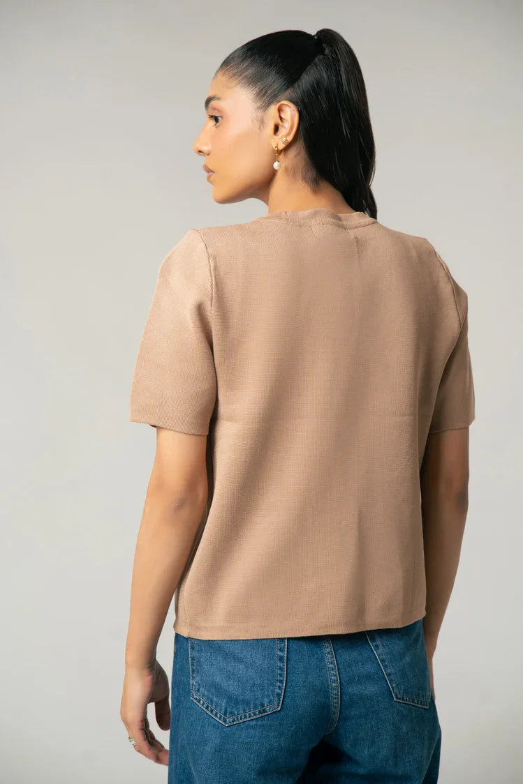 Picture of Short Sleeves Cardigan - Available at Raja Sahib