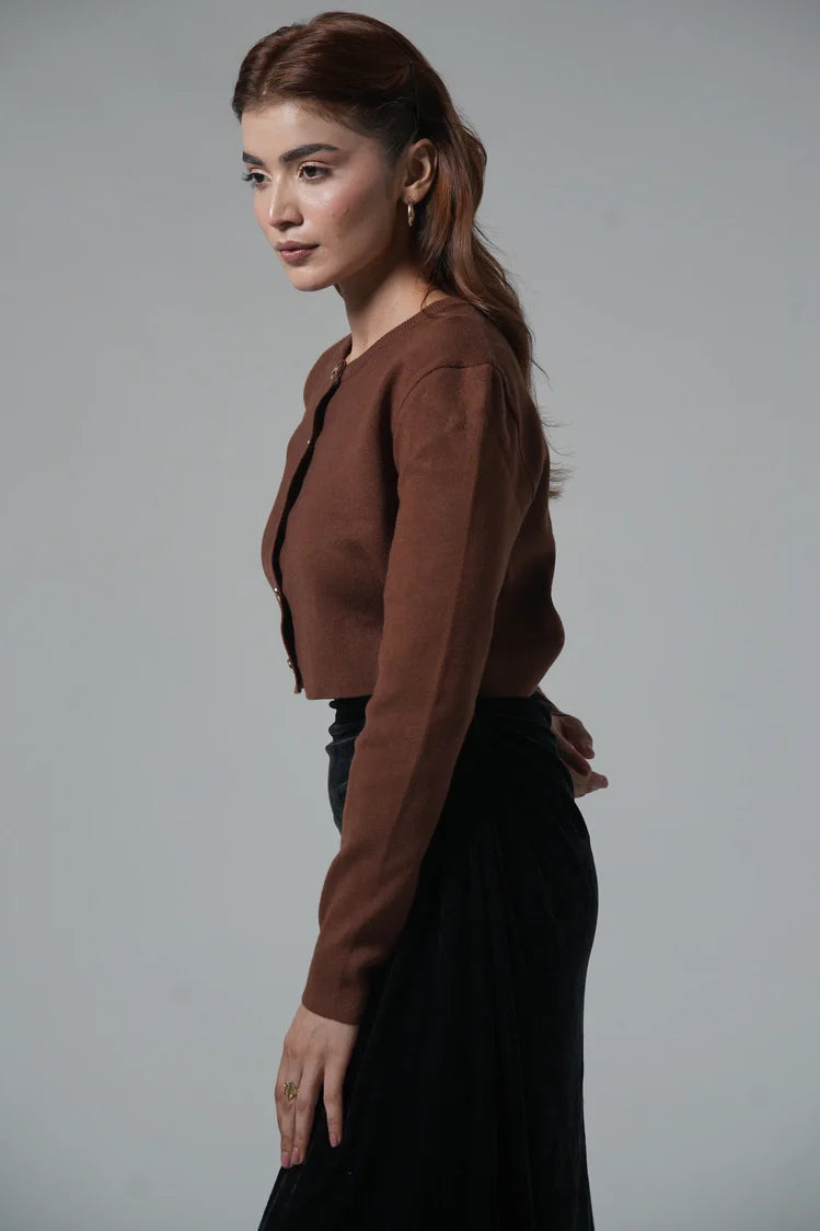 Picture of Short Body Cardigan - Available at Raja Sahib