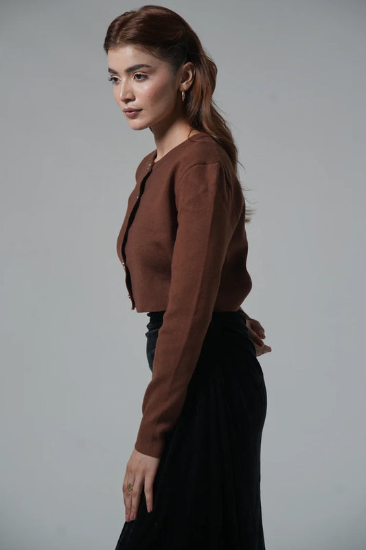Picture of Short Body Cardigan - Available at Raja Sahib