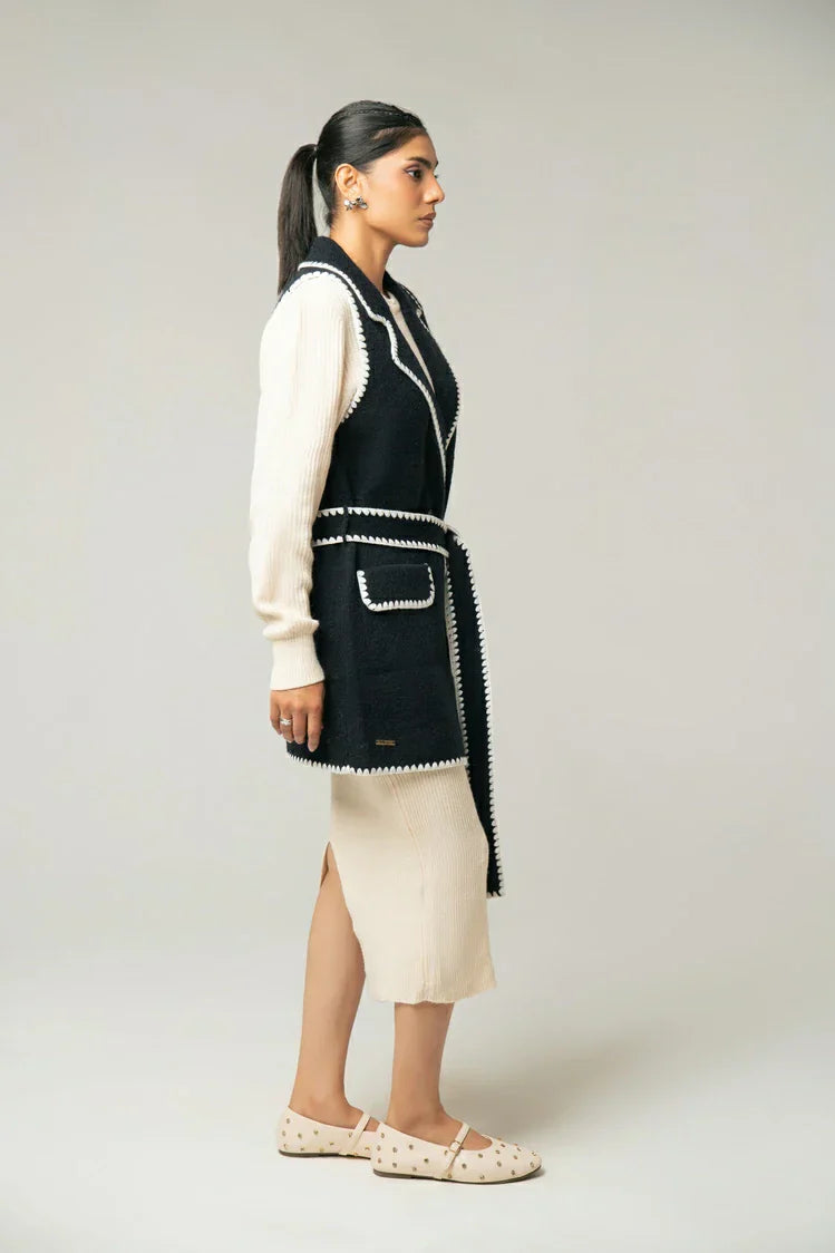 Picture of V-Neck Collar Coat - Available at Raja Sahib