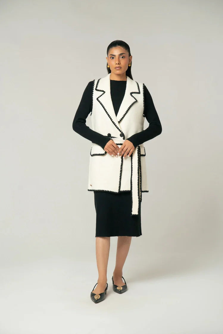 Picture of V-Neck Collar Coat - Available at Raja Sahib