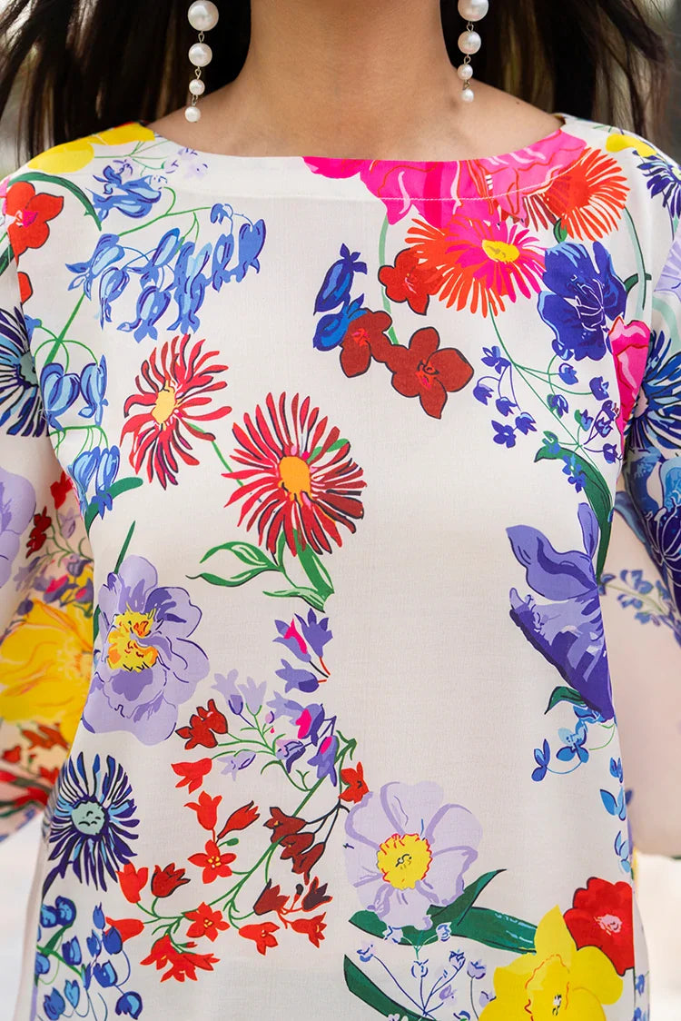 Picture of Ellena - Printed Ladies Maxi Dress - Available at Raja Sahib