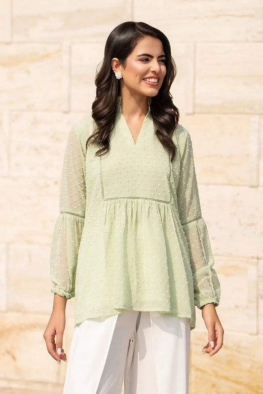 Picture of Ellena - 1-PC Stitched Ladies Shirt - Available at Raja Sahib