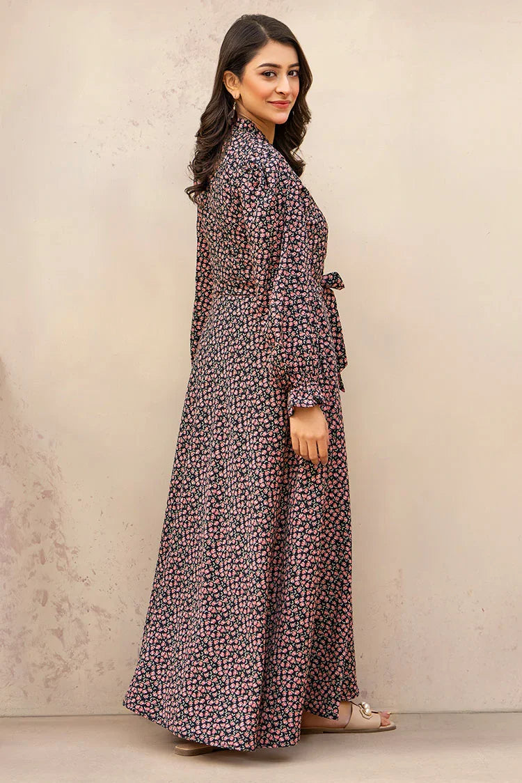 Picture of Ellena - Printed Ladies Maxi Dress - Available at Raja Sahib
