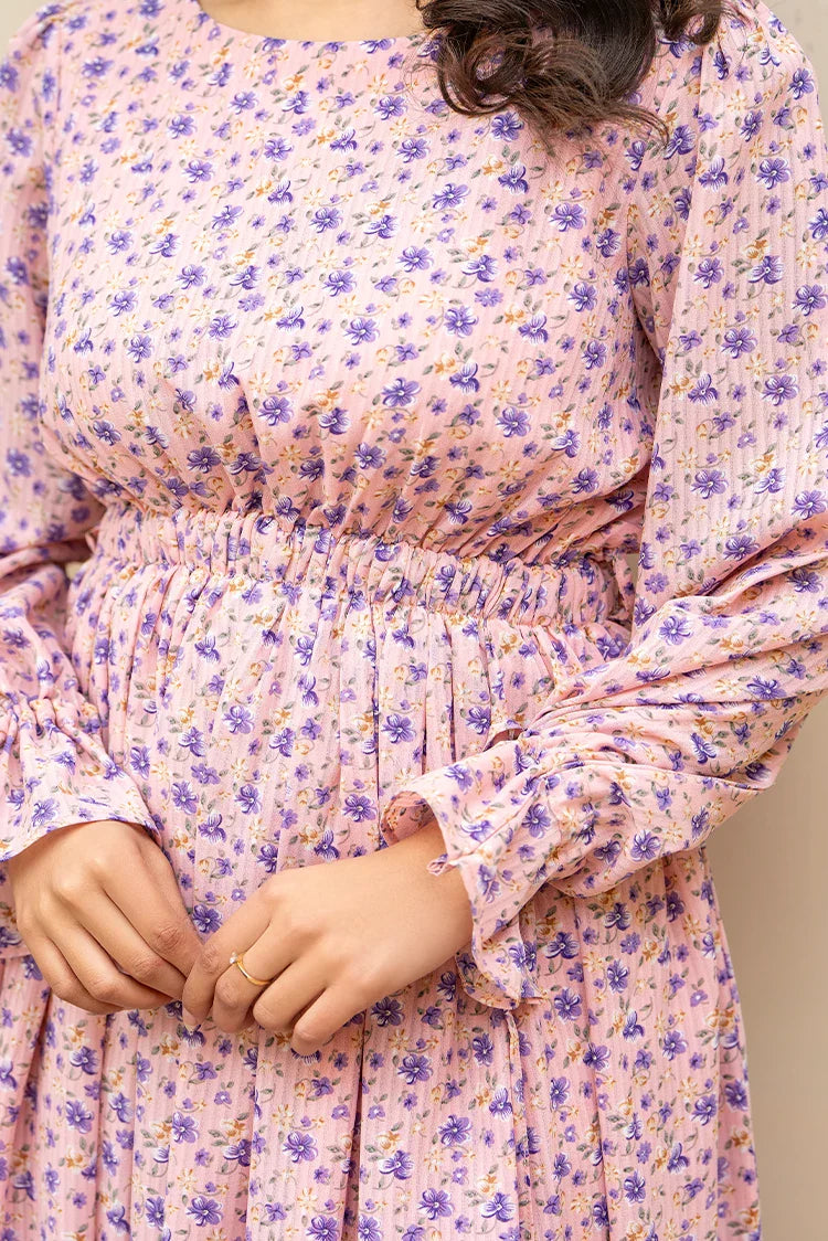 Picture of Ellena - Printed Ladies Maxi Dress - Available at Raja Sahib