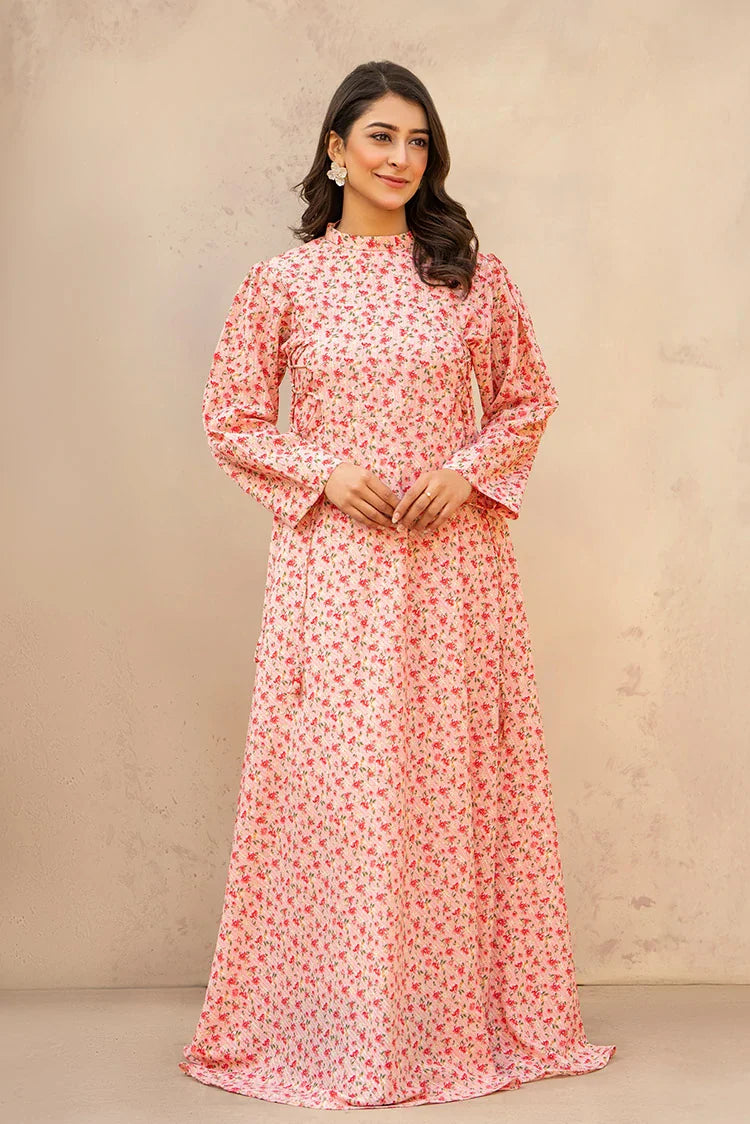 Picture of Ellena - Printed Ladies Maxi Dress - Available at Raja Sahib