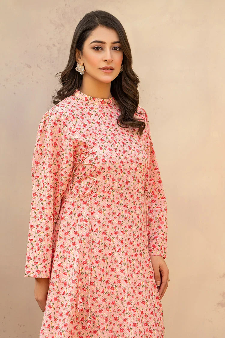 Picture of Ellena - Printed Ladies Maxi Dress - Available at Raja Sahib