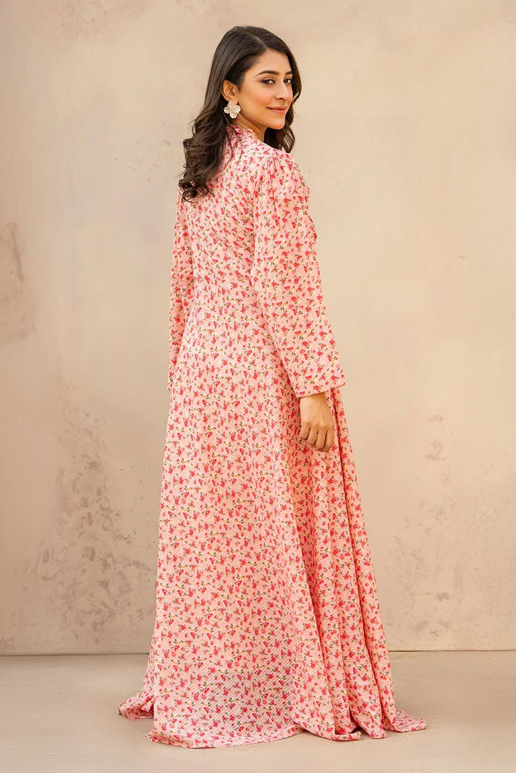 Picture of Ellena - Printed Ladies Maxi Dress - Available at Raja Sahib