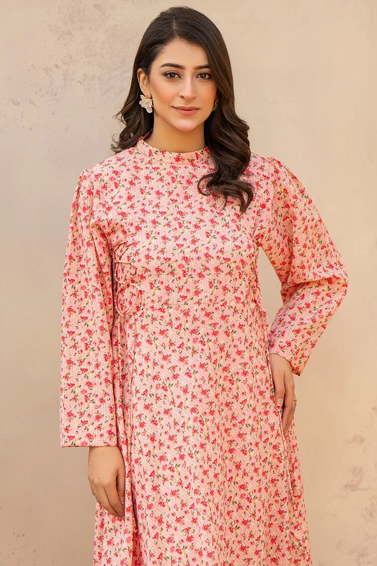 Picture of Ellena - Printed Ladies Maxi Dress - Available at Raja Sahib