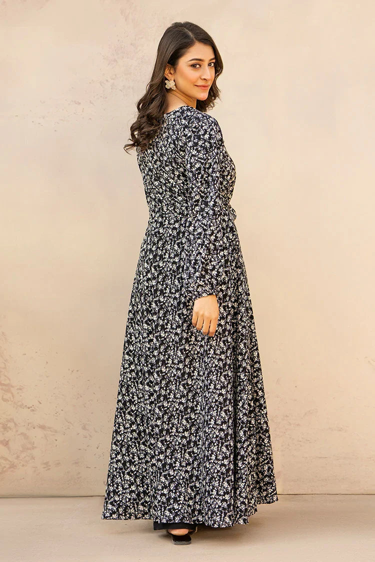 Picture of Ellena - Printed Ladies Maxi Dress - Available at Raja Sahib