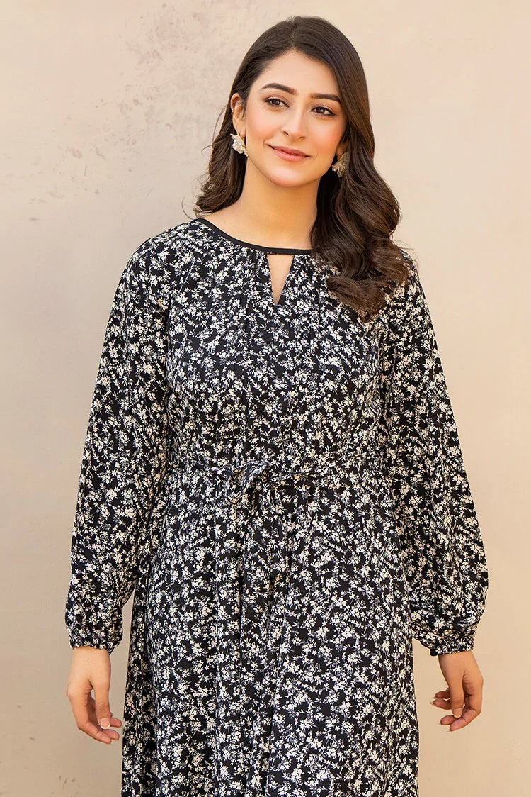 Picture of Ellena - Printed Ladies Maxi Dress - Available at Raja Sahib