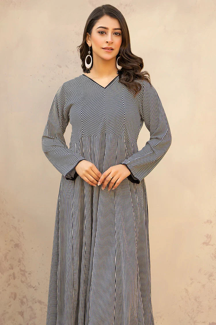 Picture of Ellena - Printed Ladies Maxi Dress - Available at Raja Sahib