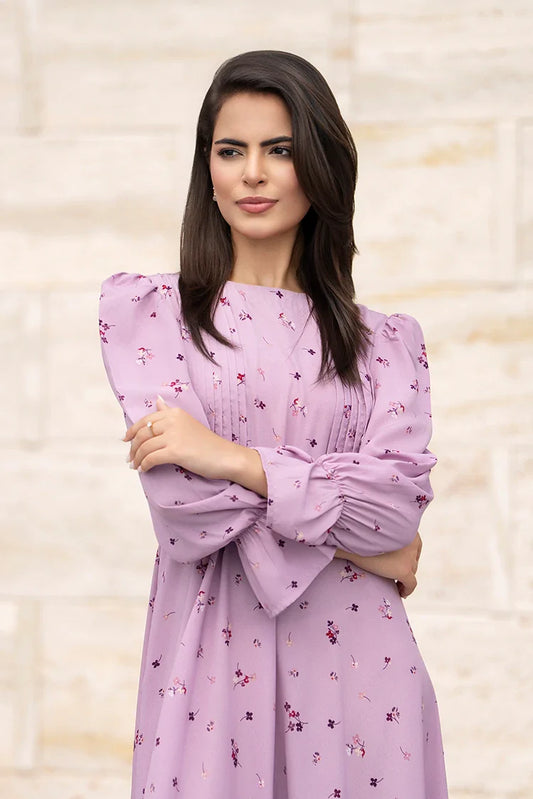 Picture of Ellena - Printed Ladies Maxi Dress - Available at Raja Sahib