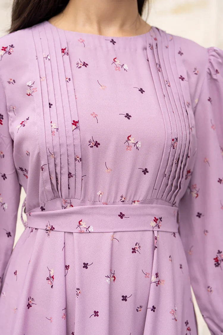 Picture of Ellena - Printed Ladies Maxi Dress - Available at Raja Sahib