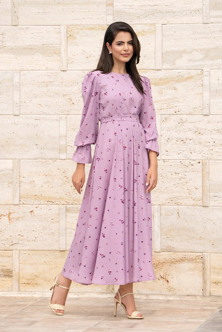 Picture of Ellena - Printed Ladies Maxi Dress - Available at Raja Sahib