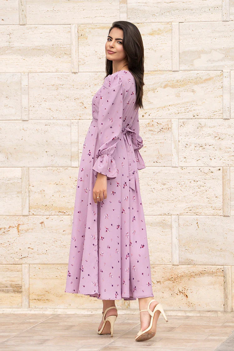 Picture of Ellena - Printed Ladies Maxi Dress - Available at Raja Sahib