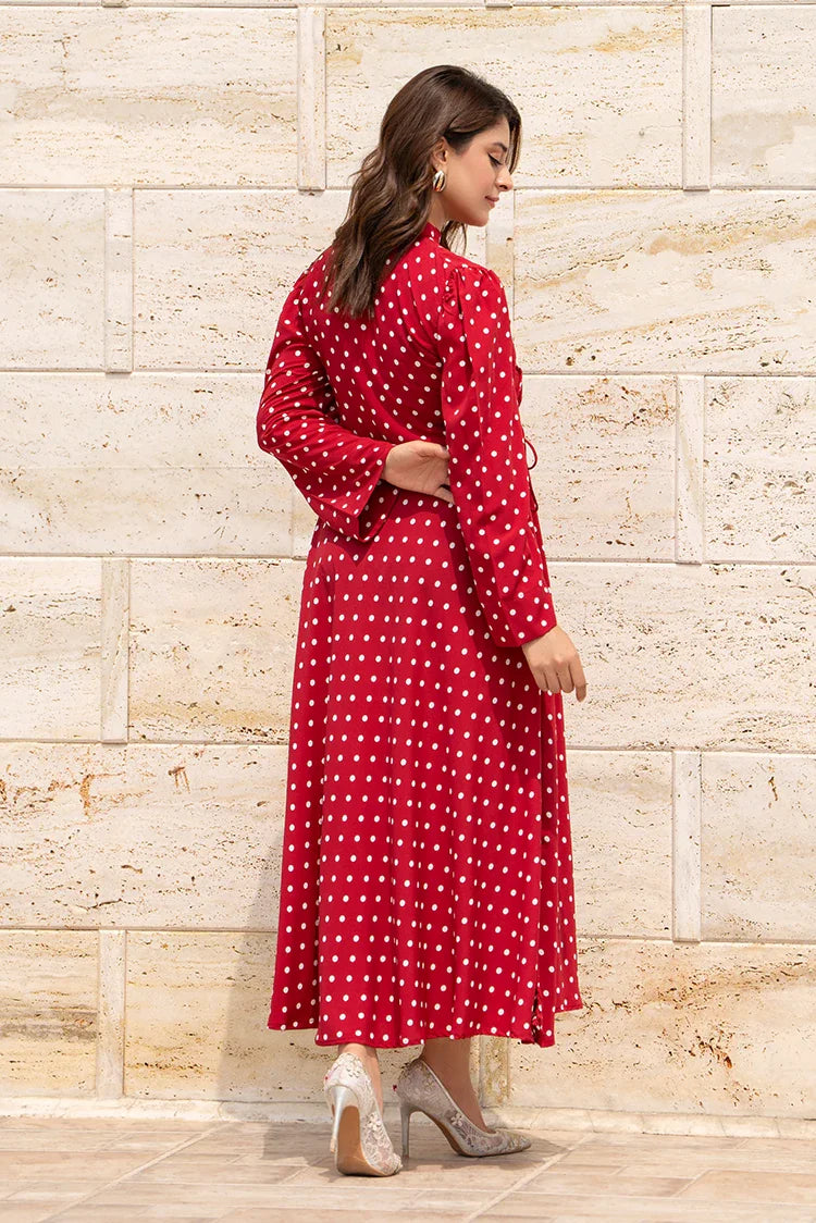 Picture of Ellena - Printed Ladies Maxi Dress - Available at Raja Sahib