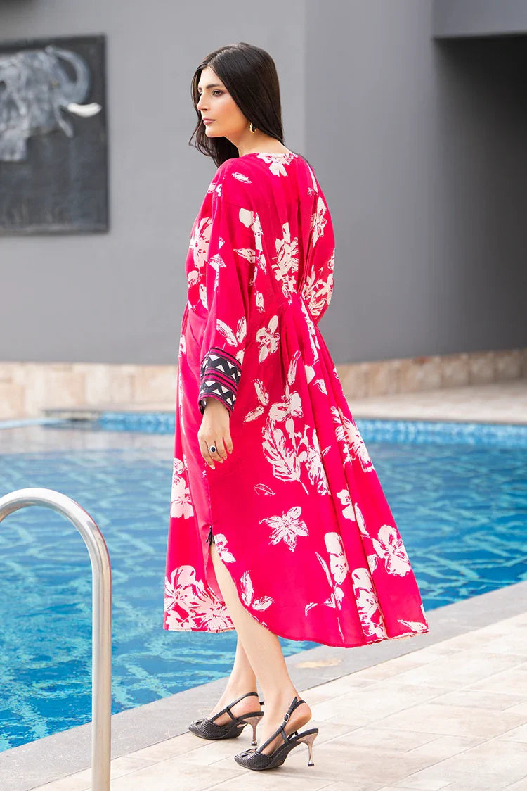 Picture of Ellena - Printed Ladies Maxi Dress - Available at Raja Sahib