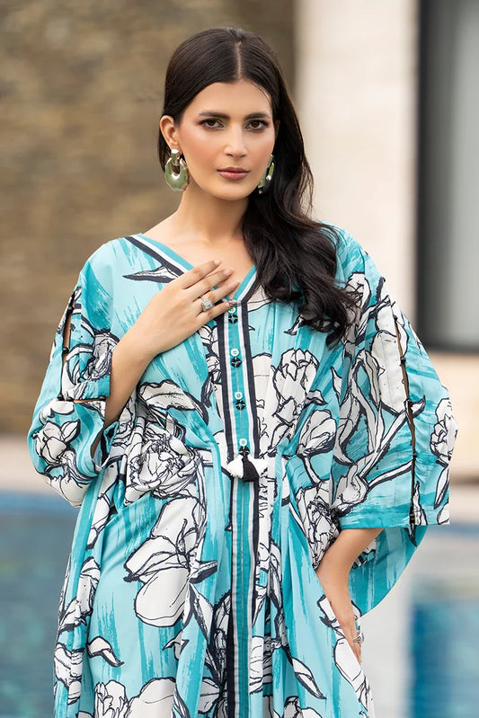 Picture of Ellena - Printed Ladies Maxi Dress - Available at Raja Sahib