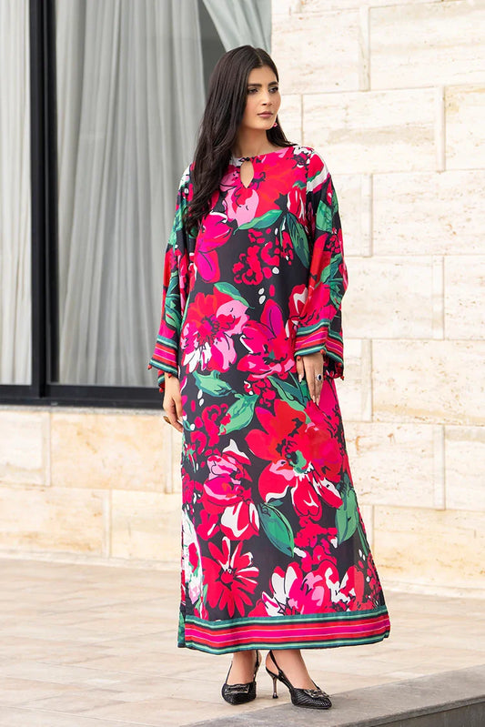 Picture of Ellena - Printed Ladies Maxi Dress - Available at Raja Sahib