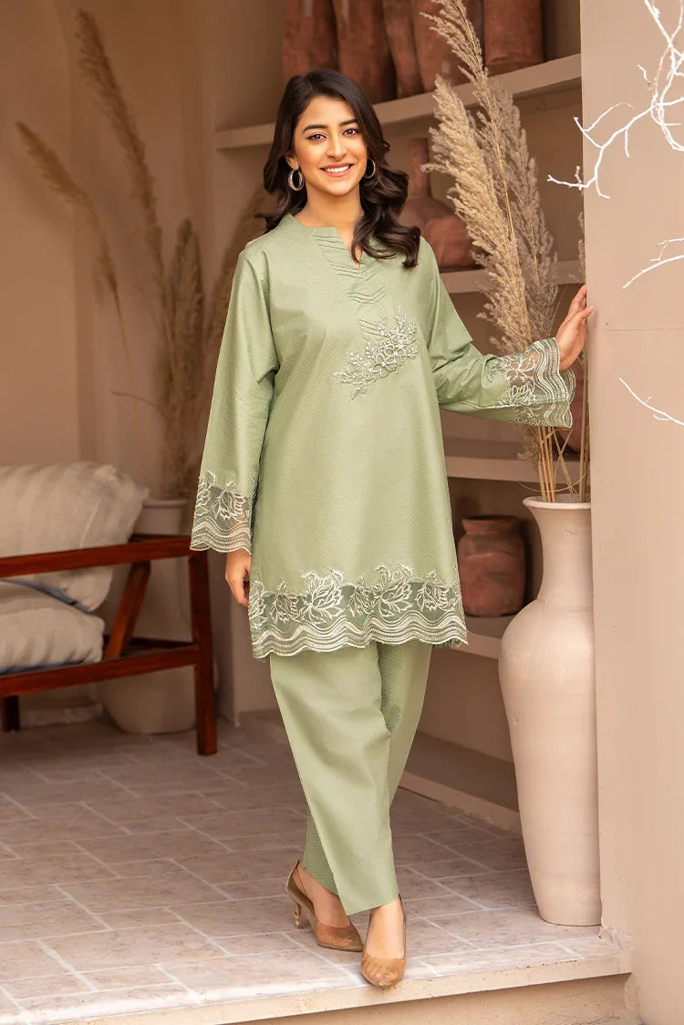 Picture of Ellena - 2-PC Stitched Embroidered Suit - Available at Raja Sahib