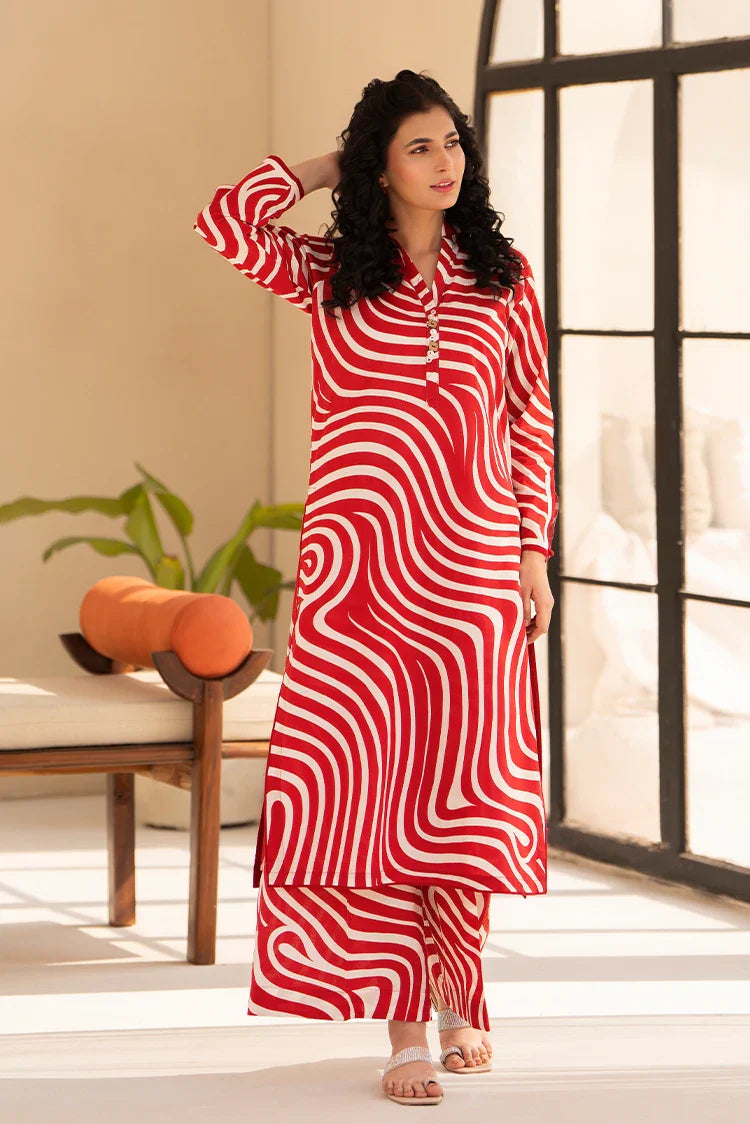 Picture of Ellena - 2-PC Stitched Printed Suit - Available at Raja Sahib