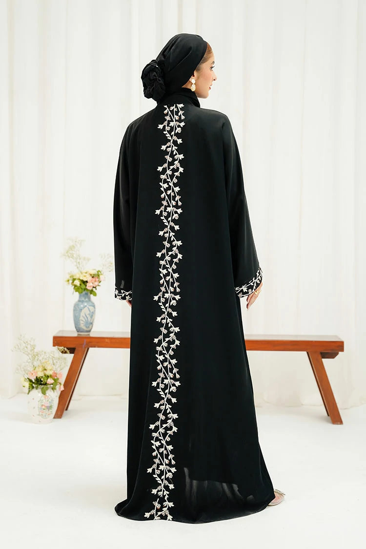 Picture of Divinely Crafted - Stella Abaya Set - Buttoned Up - Available at Raja Sahib