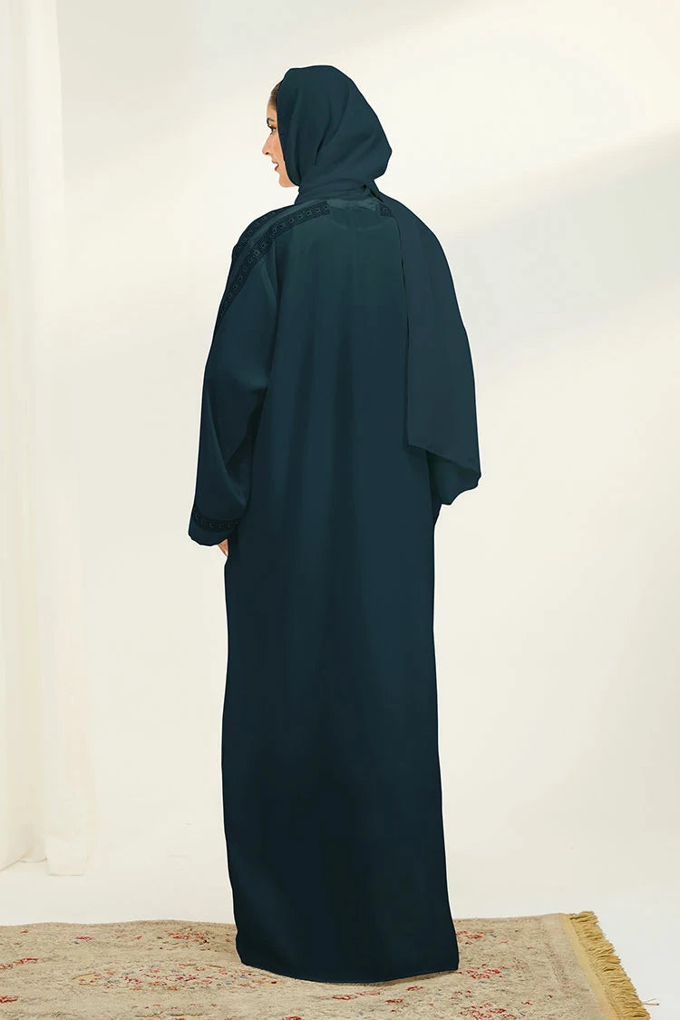 Picture of Divinely Crafted - Fajr Abaya Set - Buttoned Up - Available at Raja Sahib