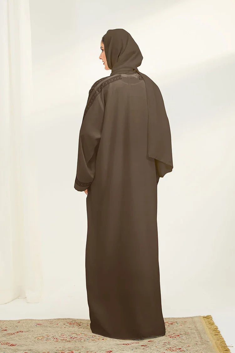 Picture of Divinely Crafted - Noor-e-Libaas - Ramlah Abaya - Available at Raja Sahib