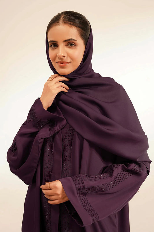 Picture of Divinely Crafted - Naddah Abaya Set - Buttoned Up - Available at Raja Sahib