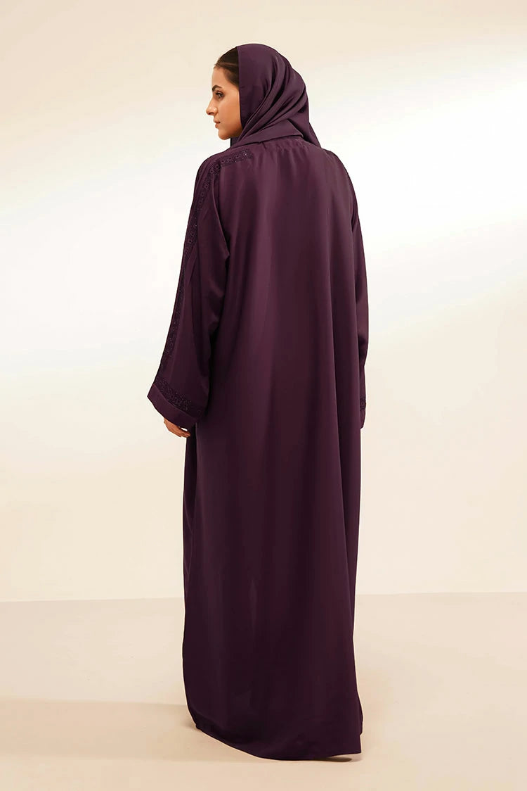 Picture of Divinely Crafted - Naddah Abaya Set - Buttoned Up - Available at Raja Sahib