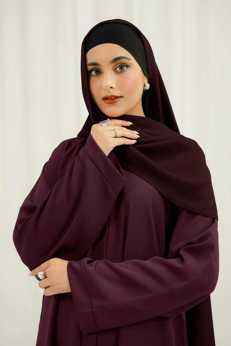 Picture of Divinely Crafted - Aurah Abaya Set - Buttoned Up - Available at Raja Sahib