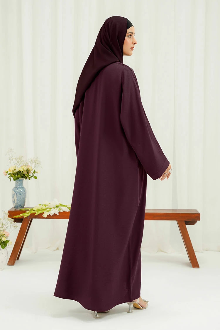 Picture of Divinely Crafted - Aurah Abaya Set - Buttoned Up - Available at Raja Sahib