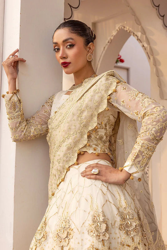 Picture of Tessa - Gul e Tar - Gull e Rana (D-06 Off White Mexi) - Available at Raja Sahib