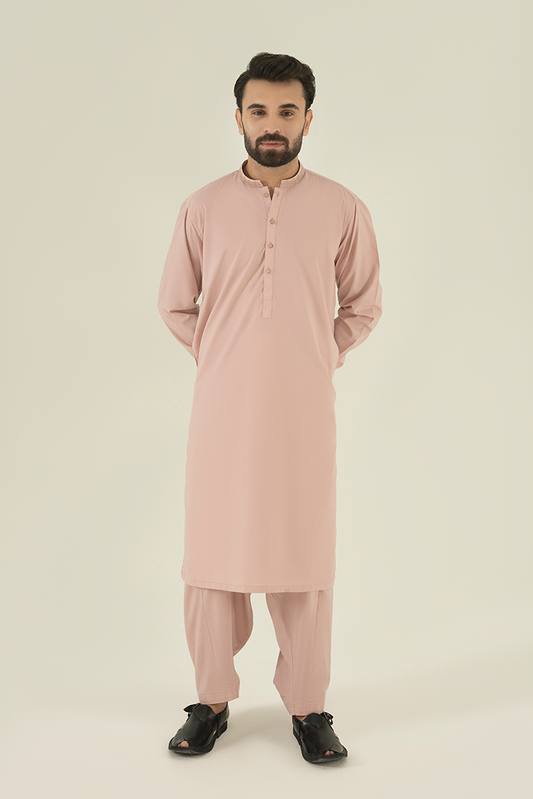 Black Pearl - Wash & Wear | Muave Ban Kameez Shalwar