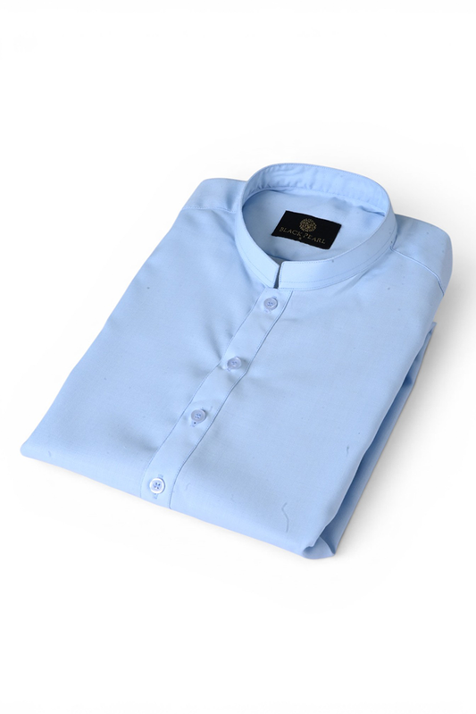 Picture of Black Pearl - Wash & Wear | Sky Blue Ban Shalwar Kameez - Available at Raja Sahib