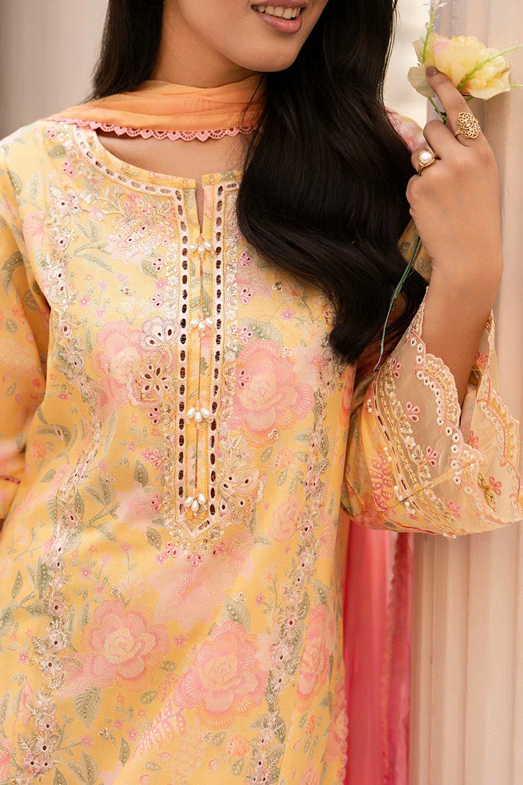 Picture of Ellena - 3-PC Stitched Embroidered Suit - Available at Raja Sahib