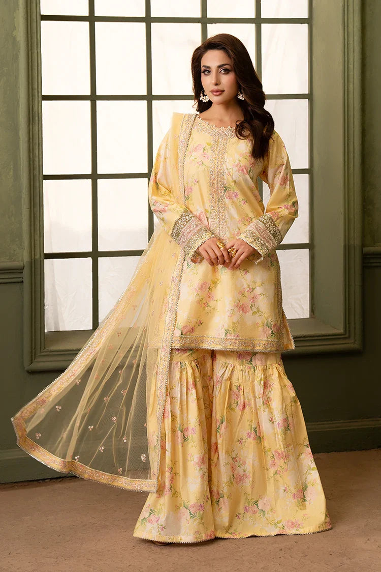 Picture of Ellena - 3-PC Stitched Embroidered Suit - Available at Raja Sahib