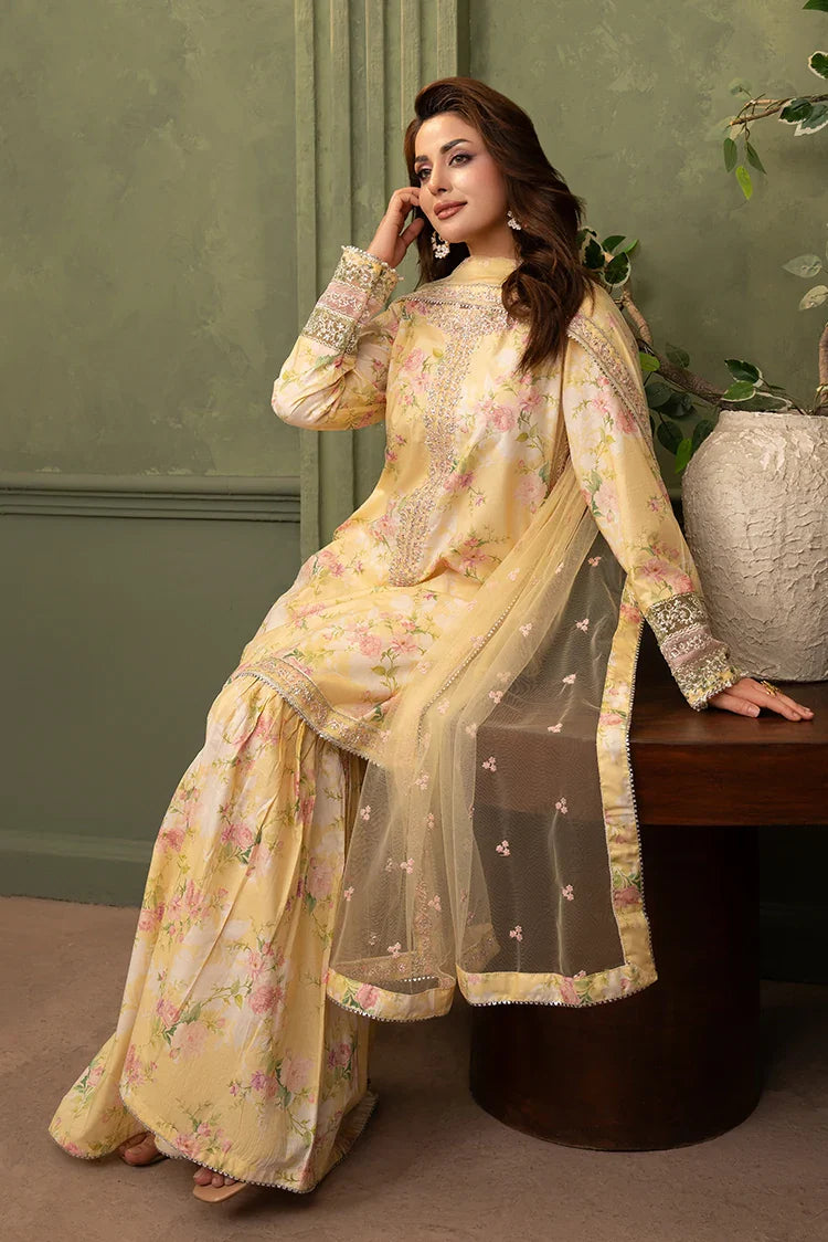 Picture of Ellena - 3-PC Stitched Embroidered Suit - Available at Raja Sahib