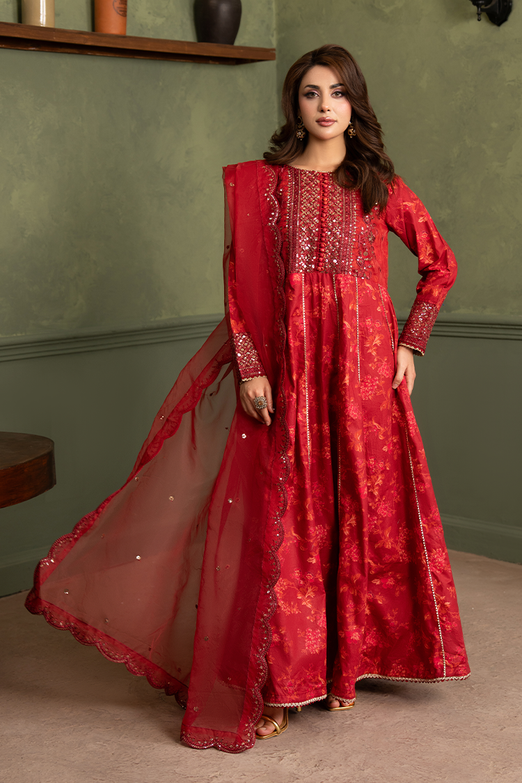 Picture of Ellena - 3-PC Stitched Embroidered Suit - Available at Raja Sahib