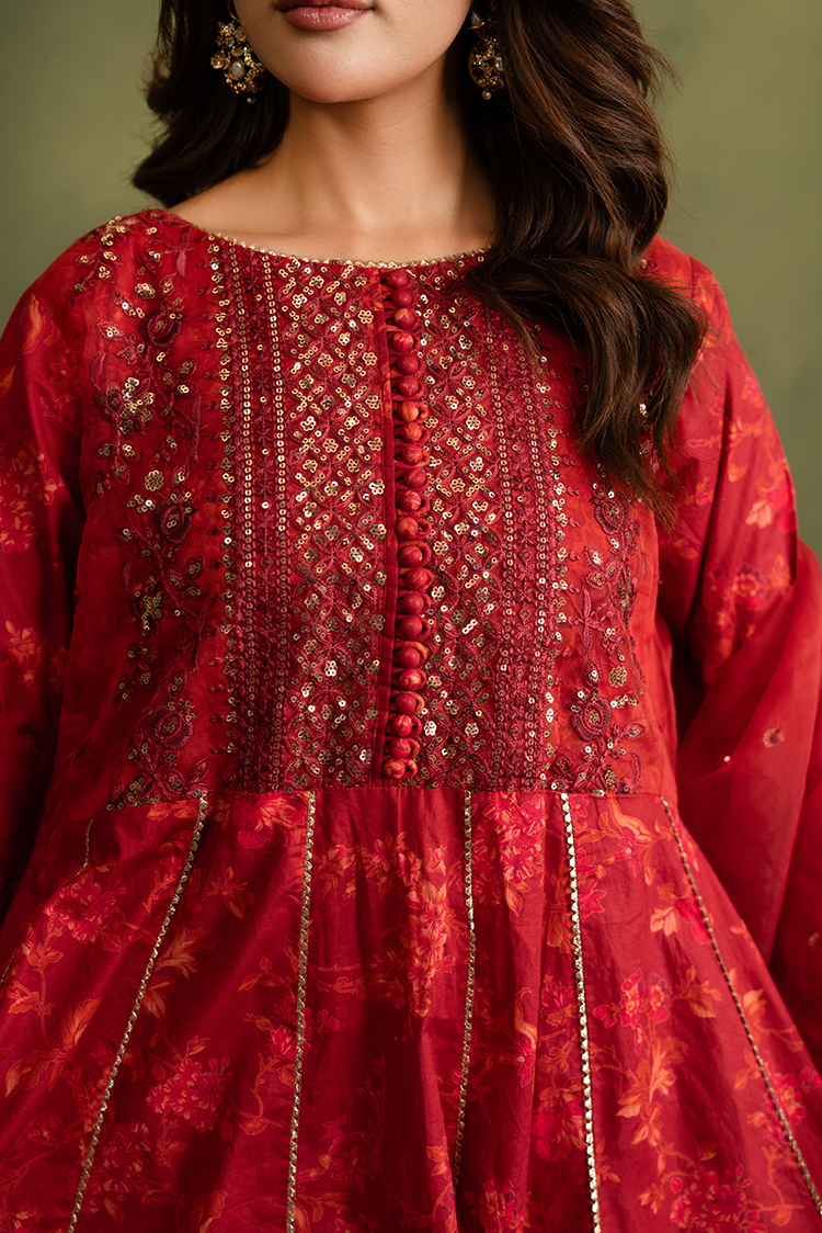 Picture of Ellena - 3-PC Stitched Embroidered Suit - Available at Raja Sahib