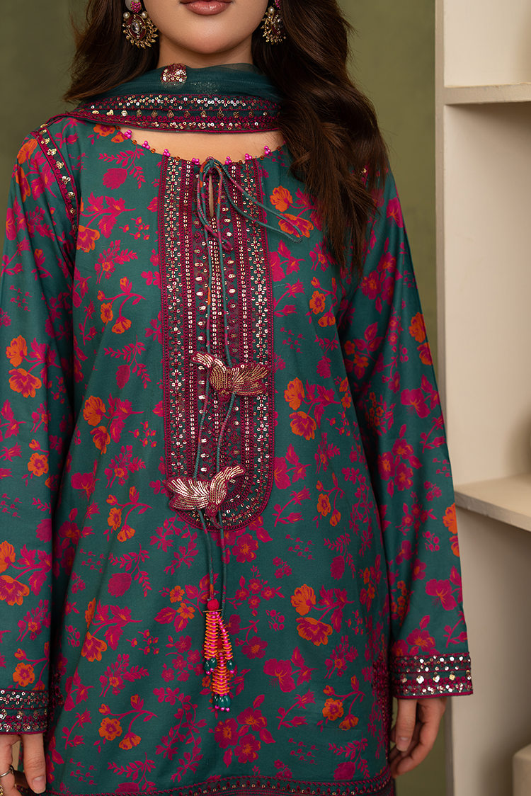 Picture of Ellena - 3-PC Stitched Embroidered Suit - Available at Raja Sahib
