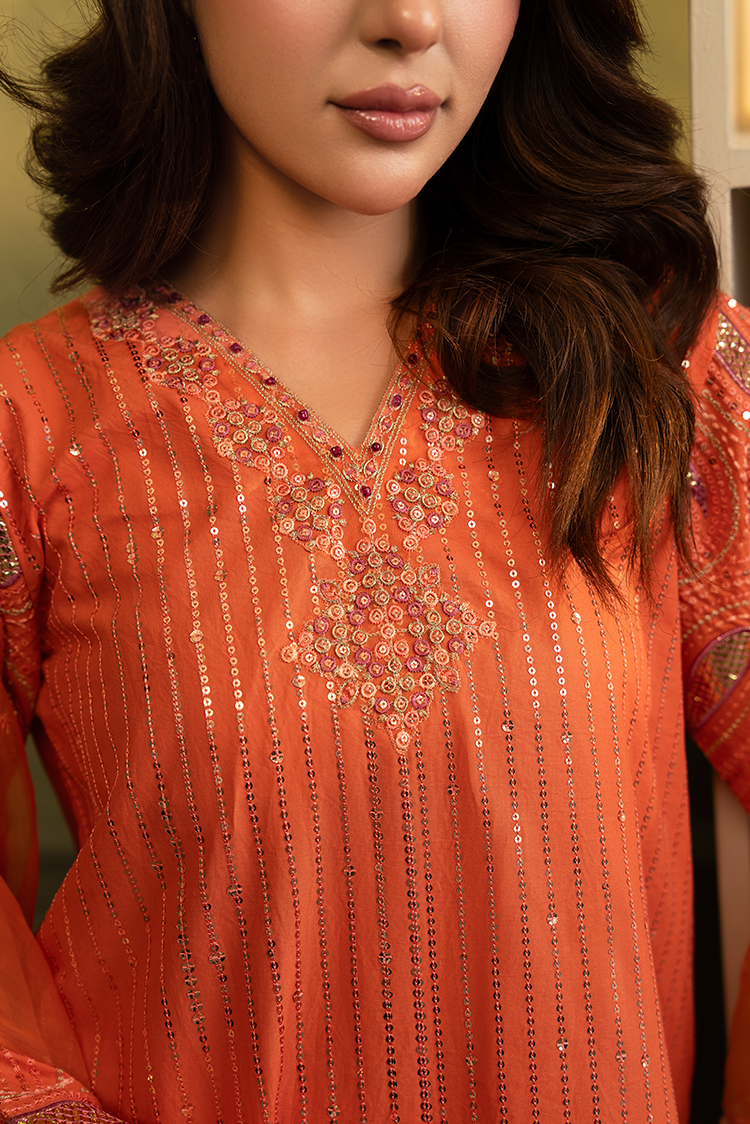 Picture of Ellena - 3-PC Stitched Embroidered Suit - Available at Raja Sahib